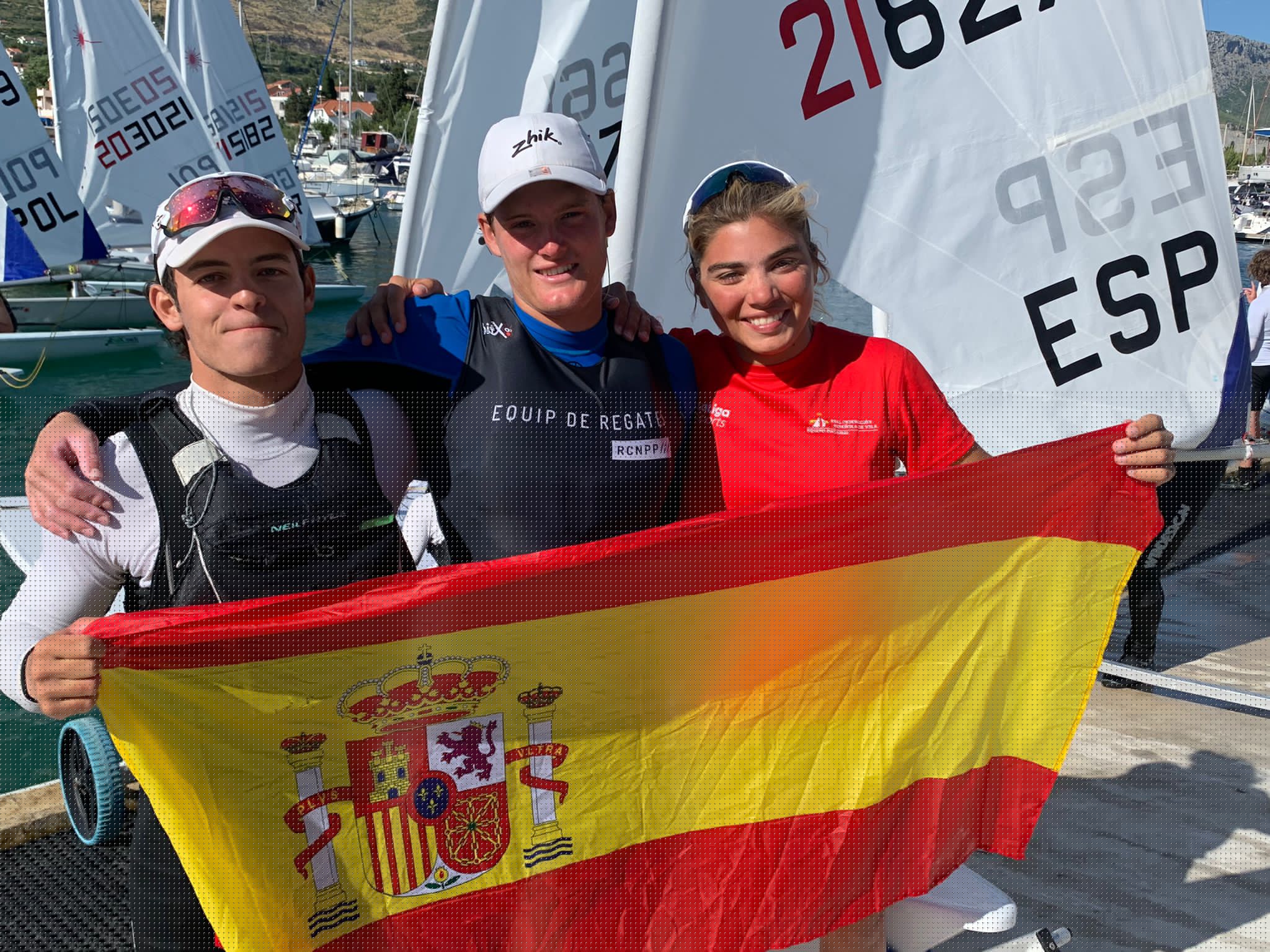 TRES PLATAS PARA REGATISTAS BALEARES EN EL EUROPEO DE ILCA 6 SUB-19